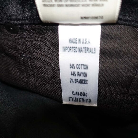 Citizens of Humanity Women's Harlow Ankle Mid Rise Slim Velvet Jeans Size 29 NWT - Picture 9 of 11